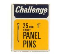 3 X Bright Panel Pins 25mm 50G Bright Steel 1 Inch Pins For Joinery, Cabinet Making, Mouldings, Plywood & Hardboard