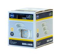 Briloner 5W Recessed LED Ceiling Spotlights Downlight Lamp, Set of 3 | 400 Lu... [EEK: A+]