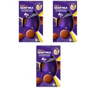 3 x Cadbery Dairy Milk Buttons Easter Egg with Milk Chocolate Buttons Inside, 90g - For Easter Best gift