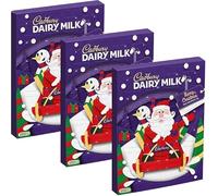 3 x Cadbury Dairy Milk Chocolate Xmas Advent Calendar 90g - 24 luxurious chocolates to countdown to Christmas 2025