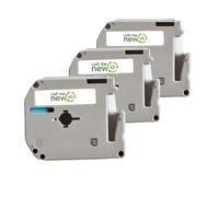 3 x callmenew PF-B MK-221 Compatible Brother M-K221 9 mm/8 m White Replacement for MK-221 Brother PT-65 Label Tape 9 mm for P-Touch PT-65 PT-60 PT-90 PT-55 PT-M95 PT-85 PT-80, Black on White