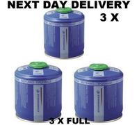 3 x Campingaz camping gaz CV300 CV 300 Plus Lpg Butane Propane Gas Cartridge