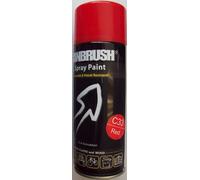 3 x CANBRUSH Spray Paint For Metal Plastic & Wood 400ML - Red C33