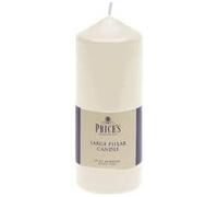 3 x Candles 6-Inch Pillar Candle, White