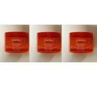 3 X Cantu Shea Butter Deep Treatment Masque Made for Curls, Coils & Waves 340g.
