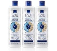 3 x Care Derma Nourish + Deep Hydration Body Lotion 400ml
