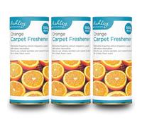 3 x Carpet Freshener Powder 500g - Odour Neutraliser, Long-Lasting Citrus Scent, Easy Sprinkle & Vacuum Deodoriser Suitable For Most Carpets, Rugs