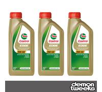 3 x Castrol Edge High Performance Fully Synthetic 5W40 M Engine Oil - 1 Litre