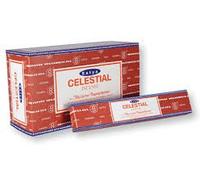3 X CELESTIAL Satya Nag Champa Incense Sticks Packs 15g with Souvenir Badge By Sterling Effectz
