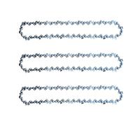 3 x Chainsaw Chain 25 cm 1.1 mm 40TG for Einhell GC-LC 18/25 Li and GE-LC 18/25 Li for 436 Li, 536 Li, 536 LiXP