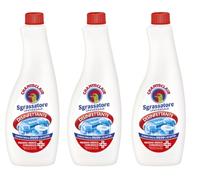 3 x Chanteclair Ricarica Sgrassatore Universal Disinfectant Refill Pack for Universal Disinfectant Degreaser 600 ml Cleaning Agent
