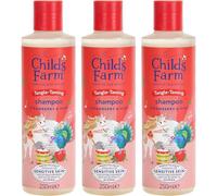 3 x Childs Farm Tangle Taming Shampoo 250ml