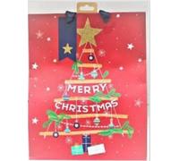 3 x Christmas Bags with Handle for Gifting, Wrapping Gifts Xmas Gift Bags Birtthday Parties - Large(26.6x33x14cm) (Multicolor, L-Design13)