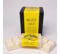 3 x Citronella Wax Melts with Pure Essential Oil | No Synthetic Yellow Dyed Fragrance | Naturally Deters Mosquitoes, Wasps and Other Insects Without harming Them. Indoor & Outdoor Use | Handcrafted |