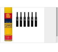 3 X CLIPPER MINI TUBE LIGHTER BLACK SOFT LIGHTER REFILLABLE LIGHTER TEA BBQ COOKER PLUS CLIPPER GAS Universal Lighter Fuel Fluid Refill 300ML X 1 BOTTLE