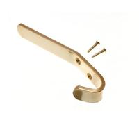 3 x Coat Hook Gold Coloured ANODISED Aluminium Hangers 125MM