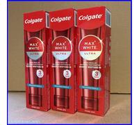 3 x Colgate Max White Ultra Freshness Pearls Whitening Toothpaste 75ml - 04/2027