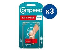 3 x Compeed 5 Medium Hydrocolloid Blister Plasters Bundle