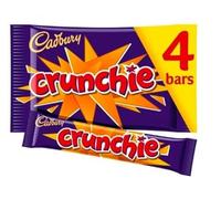 3 x Crunchie Bars 4 x 26.1g (104.4g) Delicious Tasty And Twisty Treat Gift Hamper For Birthday,Christmas