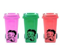 3 x Customised Wheelie Bin Decals/Stickers Betty Art Graffiti Vinyl Sticker Urban Art…