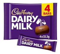 3 x Dairy Milk Chocolate Bar 4 Pack Multipack 134g Delicious Tasty And Twisty Treat Gift Hamper For Birthday,Christmas
