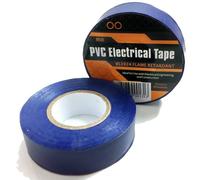 3 x DARK BLUE ELECTRICAL PVC INSULATION / INSULATING TAPE 19mm x 20m - FLAME RETARDANT