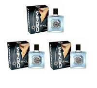 3 x Denim 100ml Aftershave BLACK