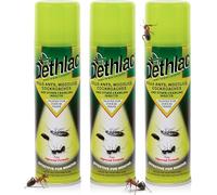 3 x Dethlac 250 ml Insecticidal Lacquer (Kills Insects such as Ants, Woodlice and Cockroaches, Surface Spray for Homes and Gardens, Remains Effective for Months)