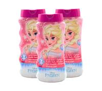 3 x Disney Frozen 2-in-1 Kids Bubble Bath & Shampoo, 475ml