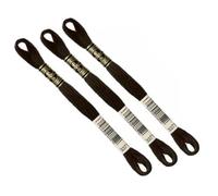 3 x DMC Threads/Skeins Mouline Stranded Cotton Cross Stitch 8 Metres - Number 3371