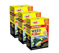 3 x Doff Advanced Concentrated Weed Killer 80ml (6 Sachets) - Systemic Weed Control Solution for Patios, Driveways, Paths & Gardens, Easy Mix Liquid Concentrate, Outdoor Weed Control
