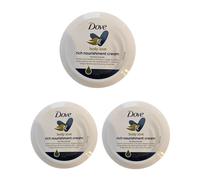 3 X Dove Body Love Rich Nourishment Cream 75ml.
