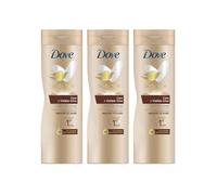 3 X Dove Care + Visible Glow Self Tan Lotion Medium To Dark 400ml