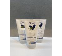 3 x Dove Essential Care Hand Cream Body Love Long Lasting Care 75ml