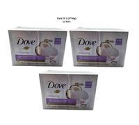 3 X Dove Relaxing Beauty Bar Soap 4 X 90g (12 Bars)