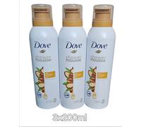 Dove Argan Oil Shower & Shave Mousse with Essential Oils 200ml, 3 Pack