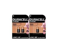 3 x Duracell 123 Lithium Batteries (1 Blister with 2 Batteries + 1 Blister with 1 Battery) 3 Batteries (CR123 / CR123A / CR17345)