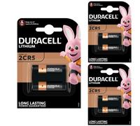3 x Duracell 2CR5 Lithium Photo 6V Battery EL2CR5 KL2CR5 EL2CR5BP RL2CR5 DL245