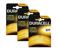 3 X Duracell 377 SR626SW SB-AW AG4 1.55v Silver Oxide Watch Battery