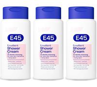 3 X E45 Emollient Shower Cream 200ML