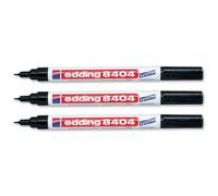 Edding Aerospace Marker 8404 Permanent Marker Garden Marker - Black - Pack of 10