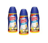 3 X Elbow Grease Foaming Toilet Cleaner Limescale Remover Lemon Fresh Granules 500G