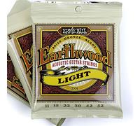 3 x Ernie Ball Earthwood Acoustic Guitar Strings Light 13-56 18/20