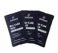 3 x Evanmore Reusable Hot Cold Gel Pack Packs Large, Luxury - Easy to use - Flexible - Long Lasting - Knee, Shoulder wrap - 13 x 25cm