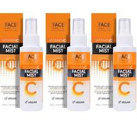 3 x Face Facts Face Mist | Hydrating Vitamin C 100ml (Pack of 3) | Vegan