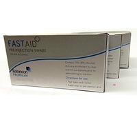 3 x Fast Aid Pre-Injection Swabs 70% IPA Alcohol (P