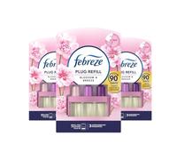 3 x Febreze 3Volution Plug-In Refills - Choose Your Favourite Scents from Popular ones - (BLOSSOM BREEZE)