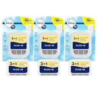 3 x Febreze Ambi Pur 3Volution Air Freshener Plug-in Diffuser DEVICE ONLY | Scent Alternating Plug In Air Freshener Units with Odour Clear Technology | Continuous Odour Elimination for Home & Office