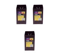 3 x Fence Post Holder 100mm posts Support Extender Brown for 100mm x 100mm posts (4") Eliza Tinsley Swiftpost, Pack of 3