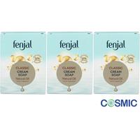3 X Fenjal Classic Cleanse & Care Luxury CREAM SOAP 100g